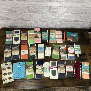 Vintage Craft Lot of 30 Wrights & More Sewing NOS Buttons Trim Rick Rack Piping